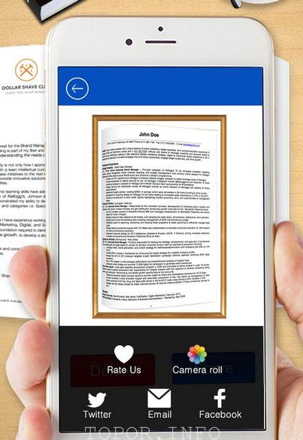 Сканирование текста с помощью смартфона