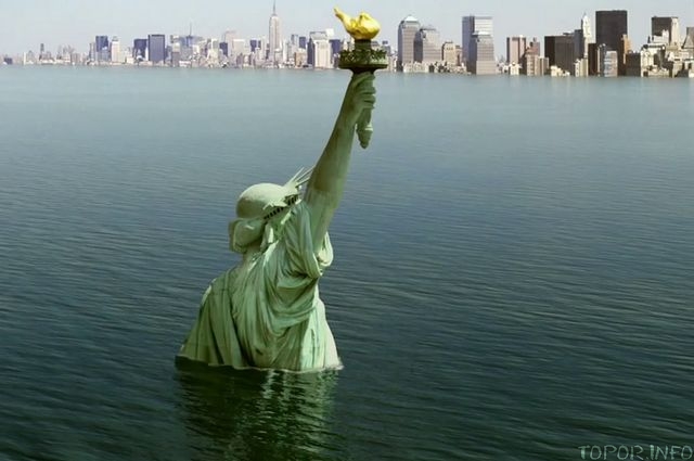 Нью-Йорк под водой