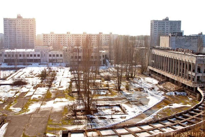 Вид на городскую площадь