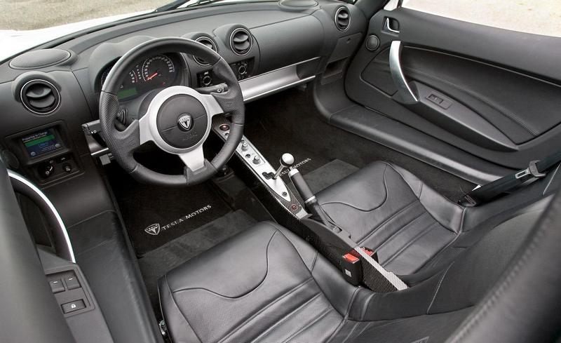 Салон Tesla Roadster Салон Tesla Roadster