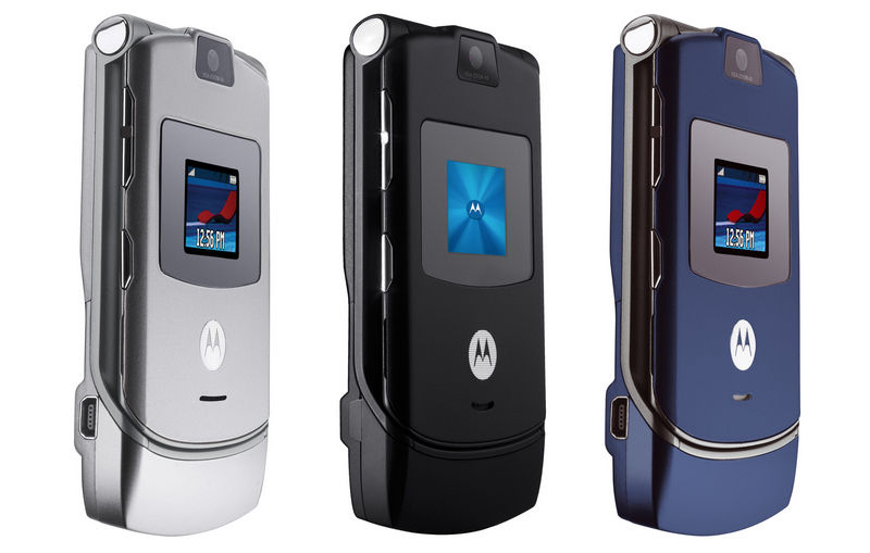 Motorola RAZR V3 в разных цветах