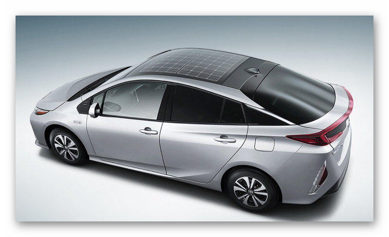 Toyota Prius с солнечной крышей