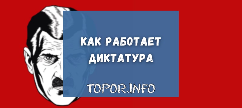 Как работает диктатура